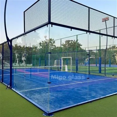 Padel Court tempereret glas